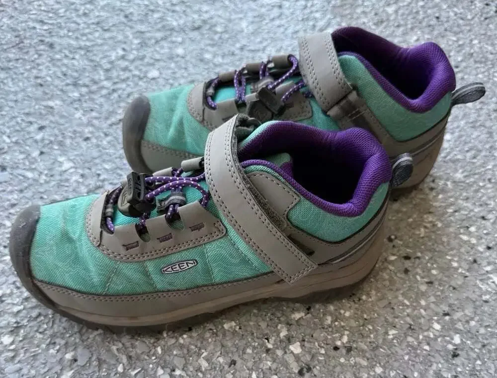 Keen Kids Hiking Shoes Teal Purple Size 13